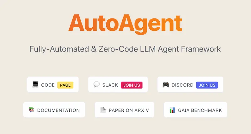 AutoAgent screenshot