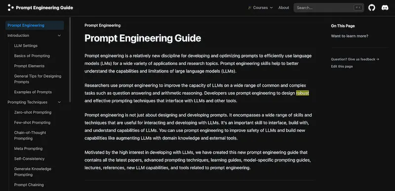 Prompt Engineering Guide
