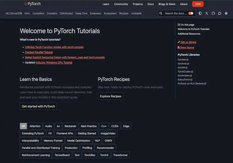 PyTorch 深度学习教程 screenshot