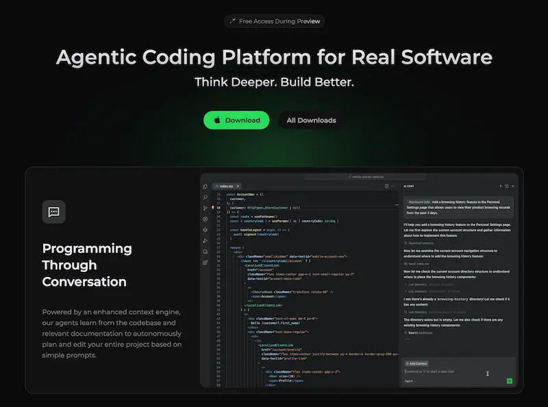 Qoder screenshot