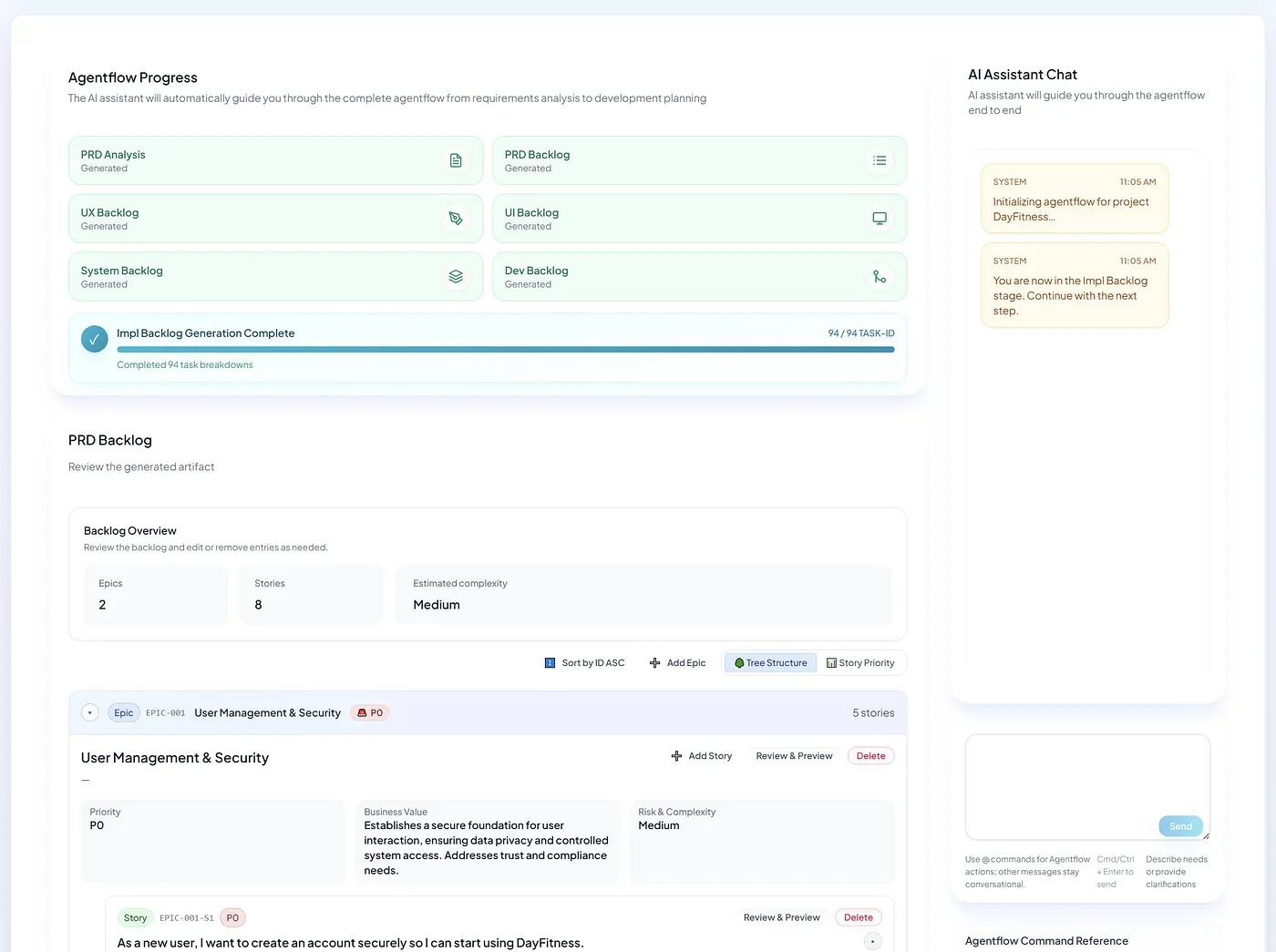 Figure 1: APOX user interface