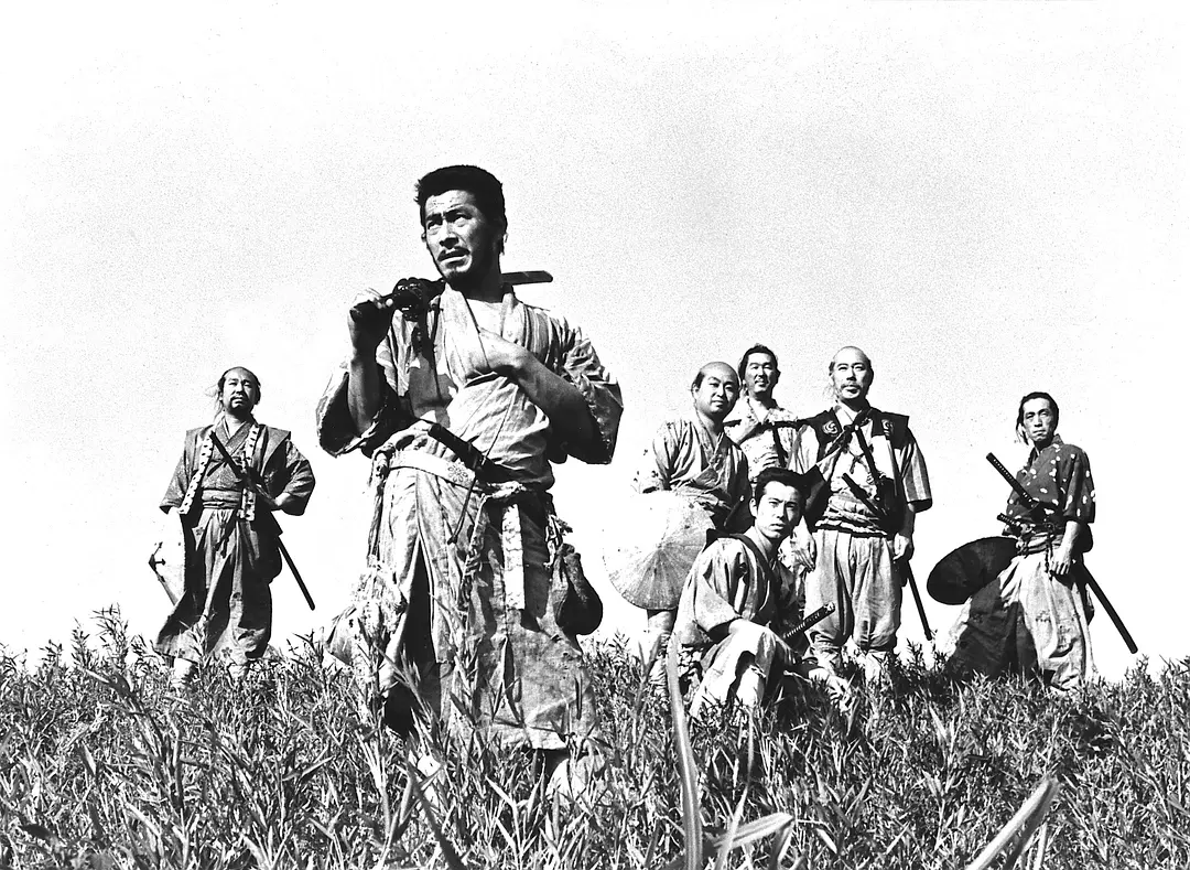 图 2: 电影《七武士》截图