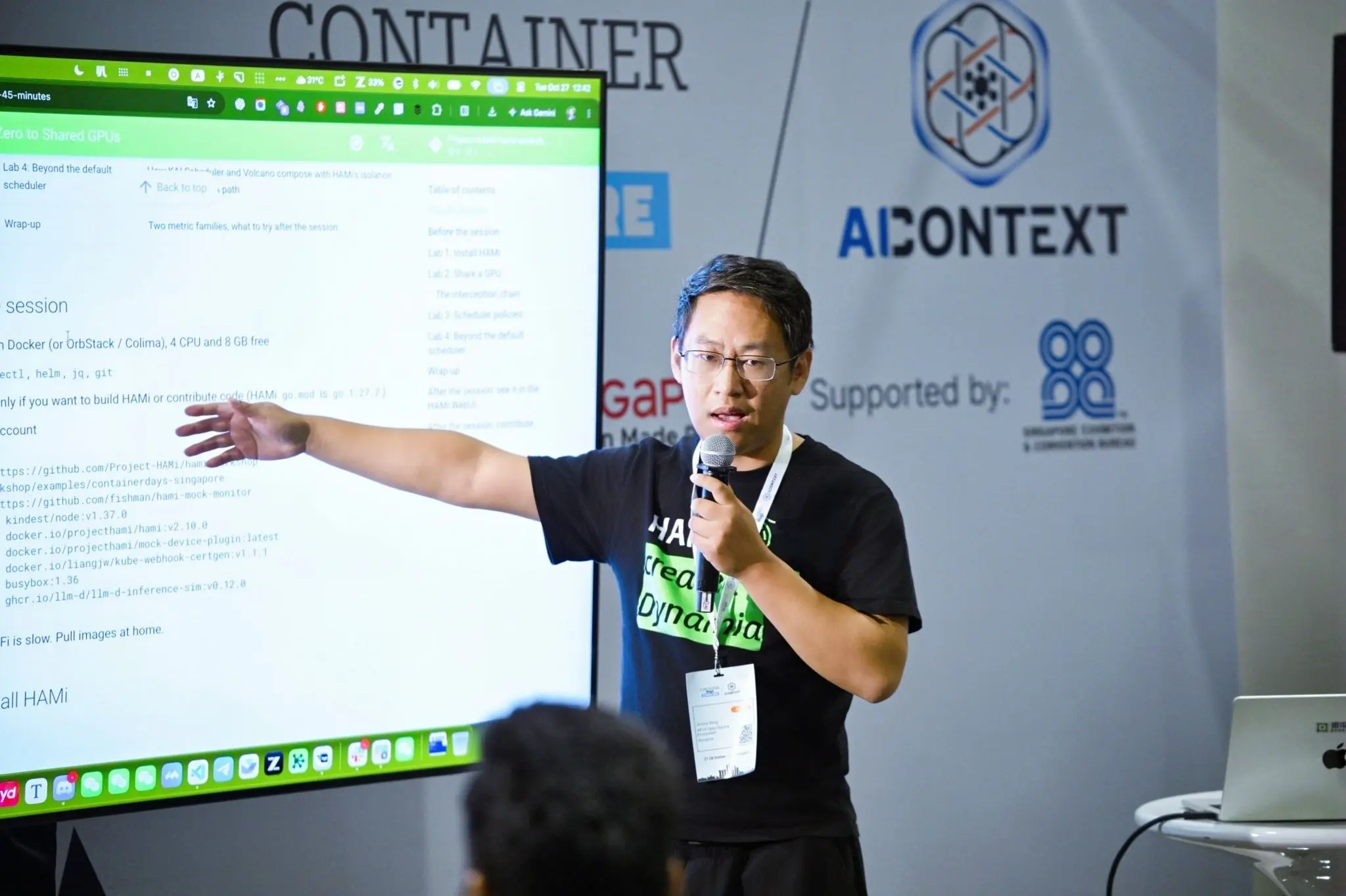图 2: HAMi Workshop 现场照片(ContainerDays Singapore 2026)