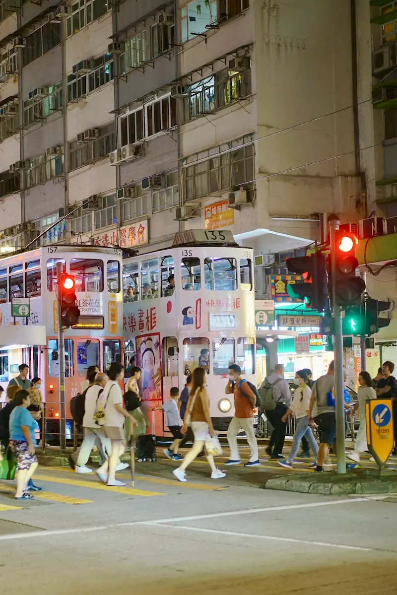 香港岛上的叮当车