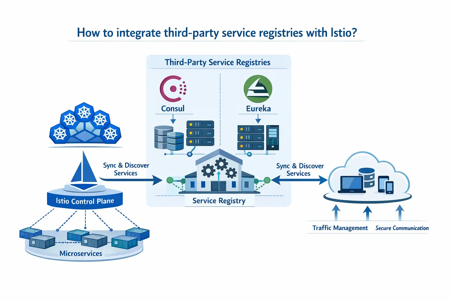 How to Integrating Third-Party Service Registries with Istio?