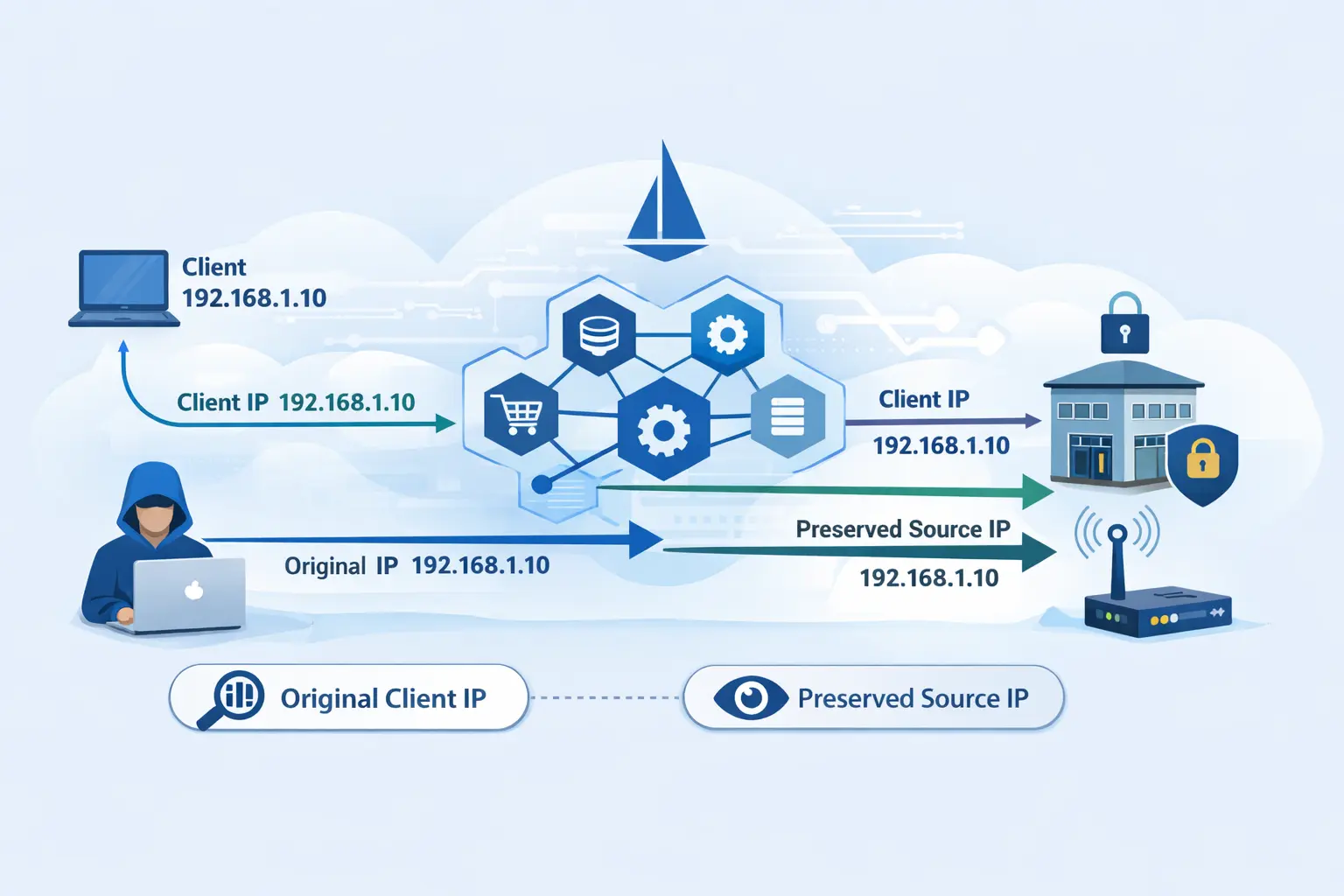 Maintaining Traffic Transparency: Preserving Client Source IP in Istio