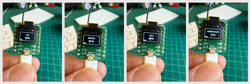 图 41: OLED 显示推理结果