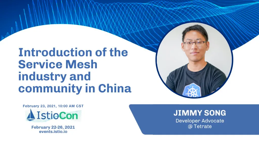 IstioCon 海报（Jimmy Song）