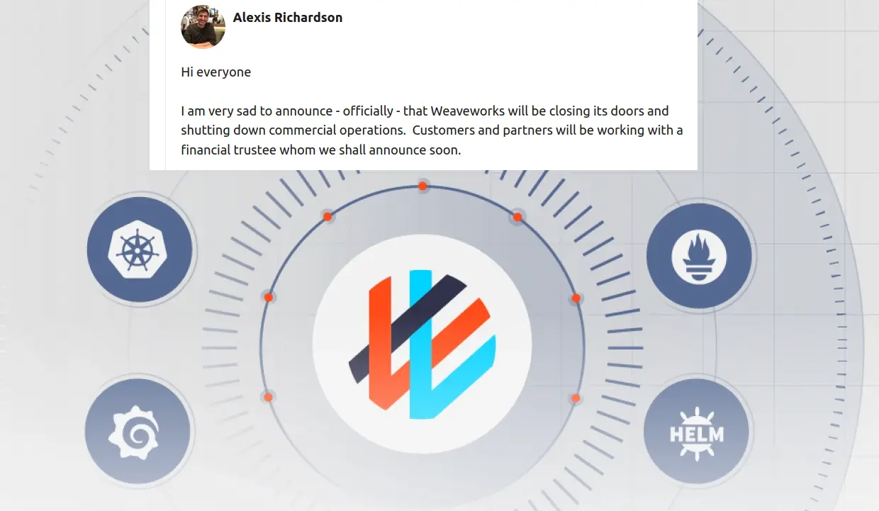 WeaveWorks 倒闭：云原生行业的变革与挑战