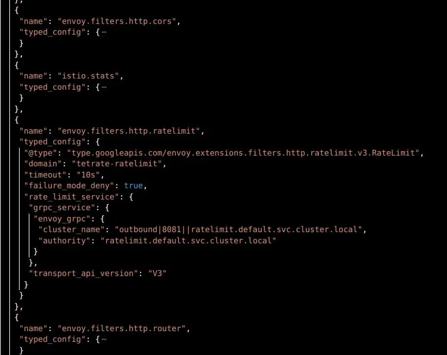 Envoy HTTP 速率限制过滤器